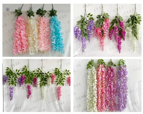 Paano pumili sa pagitan ng Silk at PU artipisyal na wisteria?
