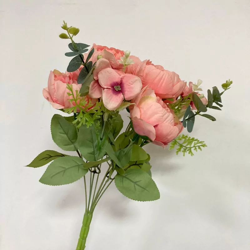 9 tinidor ang pekeng peony bouque