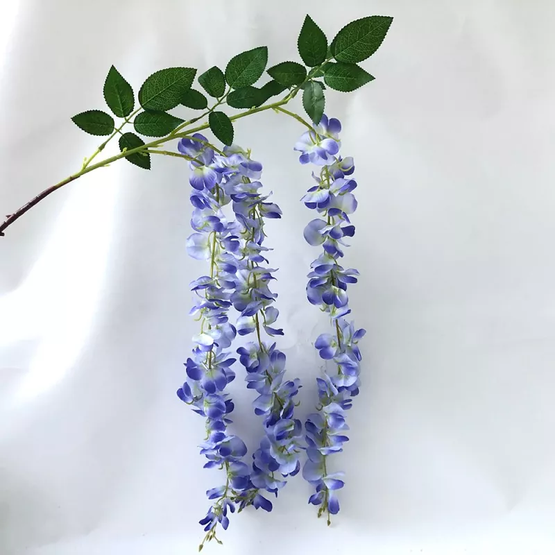 Artipisyal na wisteria vine sutla bulaklak